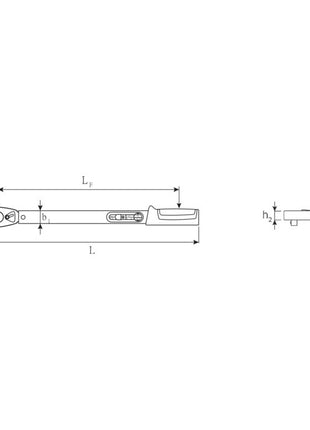 Klucz dynamometryczny STAHLWILLE 721/15 Quick 1/2 ″ 30 - 150 Nm ( 4000826603 )