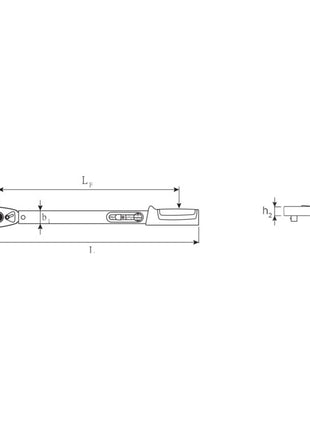 STAHLWILLE Drehmomentschlüssel 721QR/Quick 1/2 ″ 40 - 200 Nm ( 4000826607 )