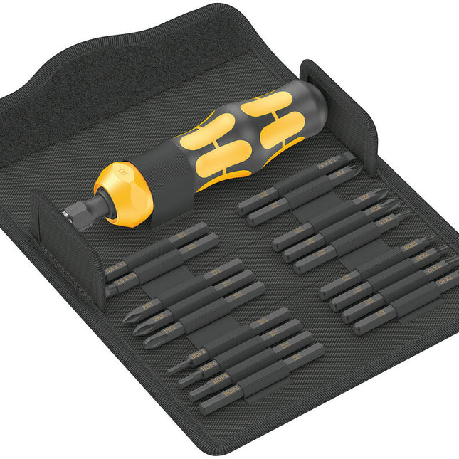 Zestaw wkrętaków WERA KK 900 Zestaw 1 19-częściowy PH/PZD/TX/6-krawędziowy/rowkowy ( 4000827283 )