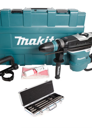 Makita HR 4013 C Kombihammer für SDS-Max 40 mm im Koffer + 1 x D-42466 SDS-Max 4 tlg. Meißel Set - Toolbrothers