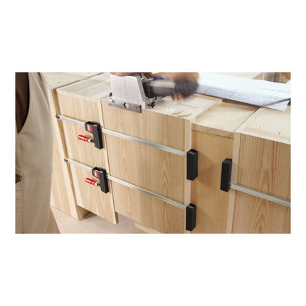 Zacisk powierzchniowy BESSEY UK szerokość mocowania 600 mm głębokość gardzieli 80 mm ( 4000831440 )