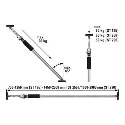 Podpora montażowa BESSEY ST do 60 kg ( 4000831620 )