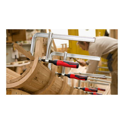 Ścisk śrubowy BESSEY GZ-2K wykonany w całości ze stali Szerokość mocowania 600 mm Występ 120 mm ( 4000831786 )