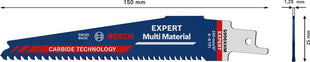 BOSCH Säbelsägeblatt Expert Multimaterial Länge 150 mm Breite 25 mm ( 4000837468 )