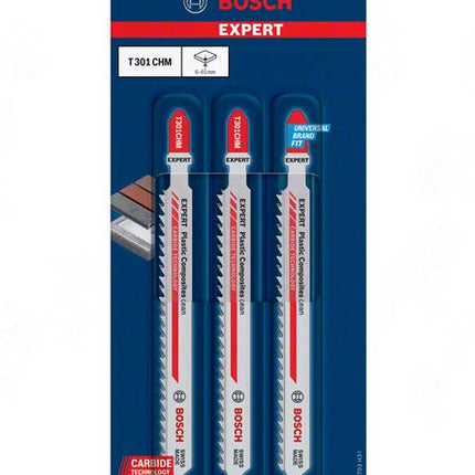 Brzeszczot do wyrzynarki BOSCH Plastic Composites T301CHM Długość całkowita 117 mm ( 4000837478 )