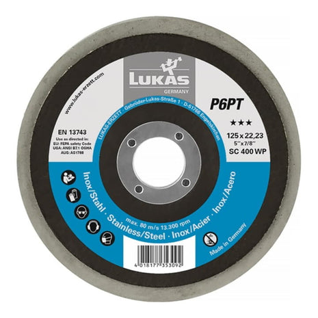 Tarcza polerska LUKAS P6PT Ø 125 mm otwór Ø 22,23 mm ( 4000840861 )