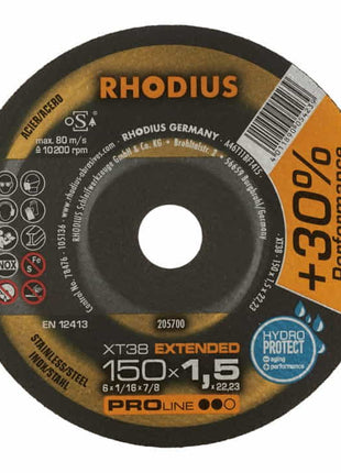 RHODIUS Disque à tronçonner XT 38 115x1,0x22,23mm ( 4000843740 )