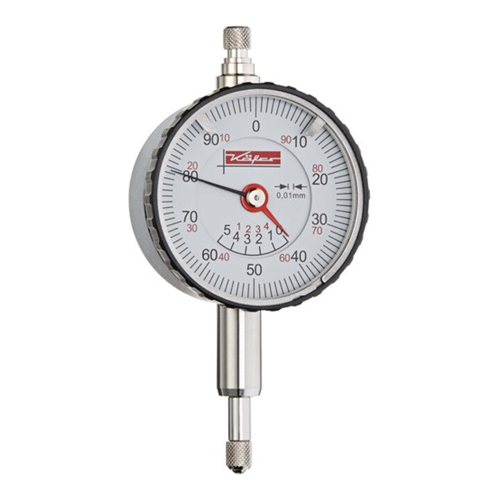 KÄFER mały czujnik zegarowy KMU 4/5 TK-100 5 mm odczyt 0,01 mm ( 4000851516 )