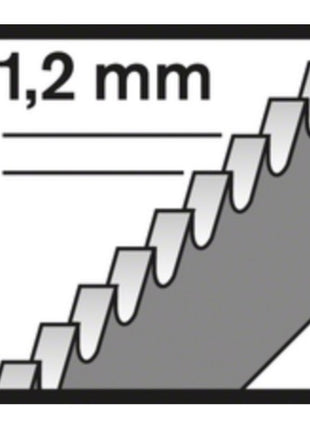 Bosch T 318 A Stichsägeblätter für Metall - 100 Stück, gefräste gewellte Zahnausführung, für Stichsägen mit T-Schaft-Aufnahme - Toolbrothers