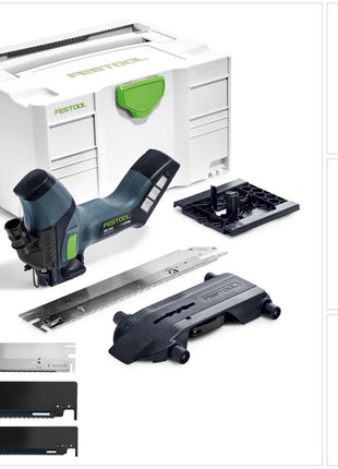 Festool ISC 240 Li Akku Dämmstoffsäge 18V ( 574821 ) 240mm Solo im Systainer + 4x Schneidgarnituren - ohne Akku, ohne Ladegerät - Toolbrothers