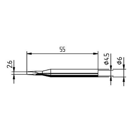 ERSA Lötspitze Serie 162 meißelförmig ( 4000872419 )