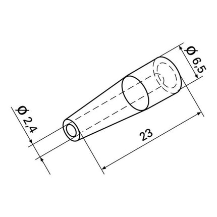 Końcówka rozlutowująca ERSA VAC X antystatyczna ( 4000872563 )