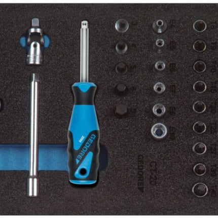 GEDORE moduł narzędziowy 1500 CT1-20 37-częściowy moduł 1/3 ( 4000881213 )