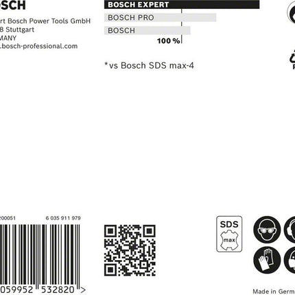 Wiertarka udarowa BOSCH Expert SDS max-8X Ø 14 mm długość robocza 400 mm 540 mm ( 4000909892 )