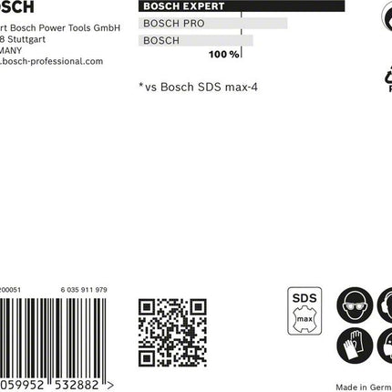 Wiertarka udarowa BOSCH Expert SDS max-8X Ø 16 mm długość robocza 200 mm 340 mm ( 4000909895 )