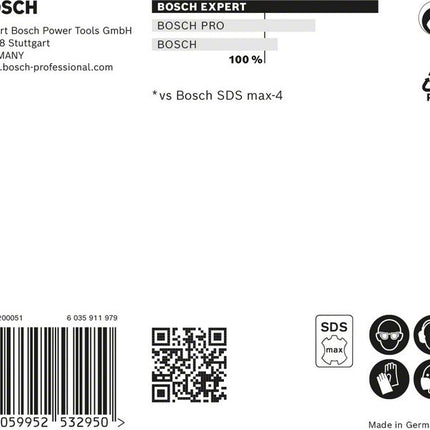 Wiertarka udarowa BOSCH Expert SDS max-8X Ø 18 mm długość robocza 200 mm 340 mm ( 4000909899 )
