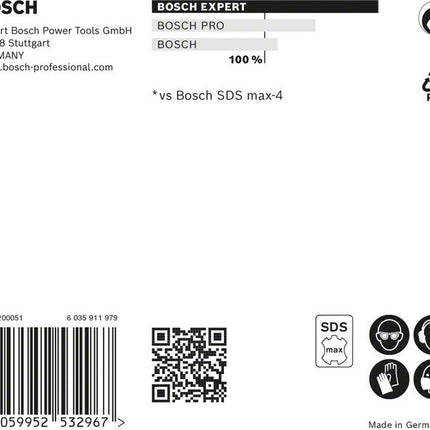 Wiertarka udarowa BOSCH Expert SDS max-8X Ø 18 mm długość robocza 400 mm 540 mm ( 4000909900 )
