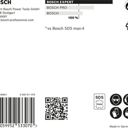 Wiertarka udarowa BOSCH Expert SDS max-8X Ø 22 mm długość robocza 200 mm 320 mm ( 4000909907 )