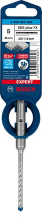 BOSCH Hammerbohrer Expert SDS-7X Ø 5,0 mm Arbeits-L.50 mm L.115 mm ( 4000909924 )