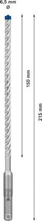 Wiertarka udarowa BOSCH Expert SDS-7X Ø 6,5 mm długość robocza 150 mm 215 mm ( 4000909932 )