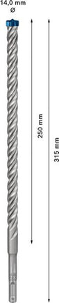 Wiertarka udarowa BOSCH Expert SDS-7X Ø 14,0 mm długość robocza 250 mm 315 mm ( 4000909957 )