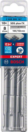 Wiertarka udarowa BOSCH Expert SDS-7X Ø 8 mm długość robocza 100 mm długość 165 mm ( 4000909975 )