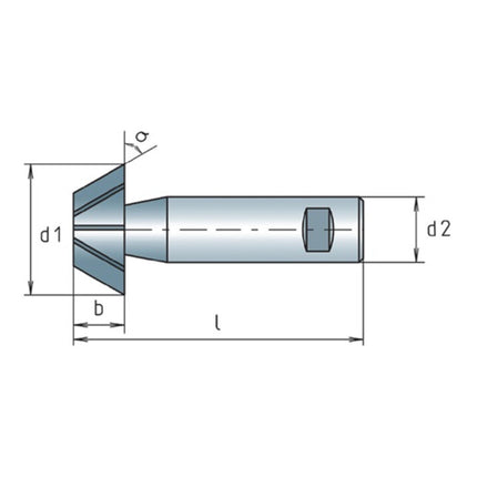 MAYKESTAG Frez kątowy DIN 1833 D Typ N D.32 mm ( 4117802048 )