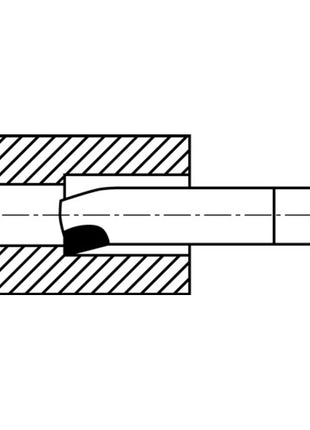 WILKE Outil à charioter intérieur DIN 4973 ISO8 8 x 8 mm ( 4118610052 )