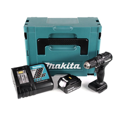 Makita DHP 483 RF1JB Akku Schlagbohrschrauber 18 V 40Nm schwarz im Makpac + 1x 3,0Ah Akku + Ladegerät - Toolbrothers