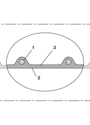 NORRES Absaug- und Förderschlauch AIRDUC® PUR 351 FOOD Innen-Ø 60 mm Außen-Ø 68,00 mm ( 4501400121 )