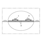 Manguera aspiración y soplado NORRES NEO 390 TWO Ø interior 114 mm (4501400631)