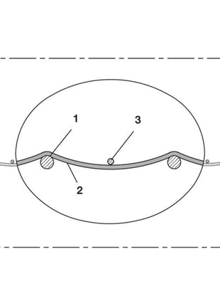 Manguera aspiración y soplado NORRES SIL 391 ONE Ø interior 38 mm (4501400640)