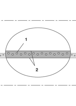 Manguera de presión NORRES NORFLEX® PUR 441 FOOD Ø interior 2 mm Ø exterior 19,00 mm (4501401861)