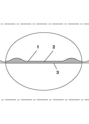 NORRES Flachschlauch PROTAPE® PUR-C 335 FOOD-AS FLAT Innen-Ø 100-102 mm Außen-Ø 105,00 mm ( 4501401875 )