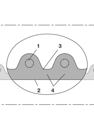 NORRES Tuyau d'aspiration et de soufflage AIRDUC(R) HT-PUR 356 63 mm 74,00 mm ( 4501402429 )