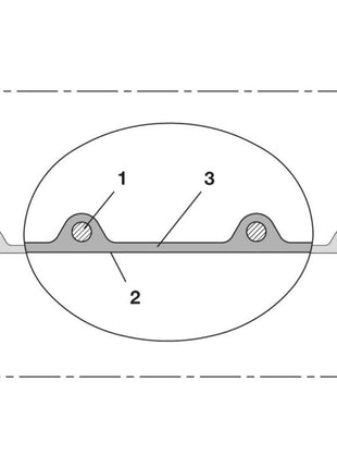 Wąż ssawno-tłoczny NORRES AIRDUC(R) PE 362 FOOD Wewnętrzna Ø 50-51 mm Zewnętrzna Ø 57,00 mm ( 4501402458 )