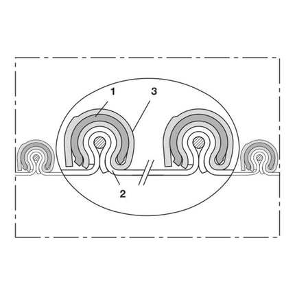 Wąż wydechowy NORRES CP HYP 450 PROTECT Ø wewnętrzna 125-127 mm ( 4501402752 )