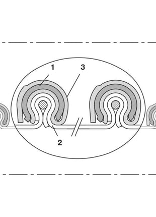 Wąż wydechowy NORRES CP HYP 450 PROTECT Ø wewnętrzna 125-127 mm ( 4501402754 )