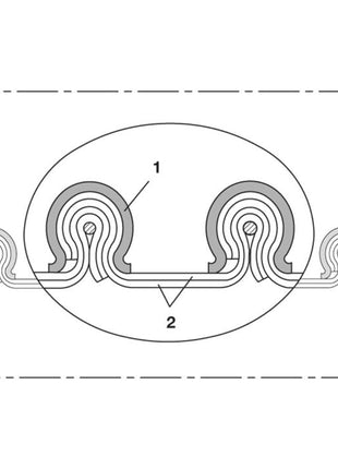 Wąż ssący NORRES CP HiTex 481 114-115 mm 129.00 mm ( 4501403871 )