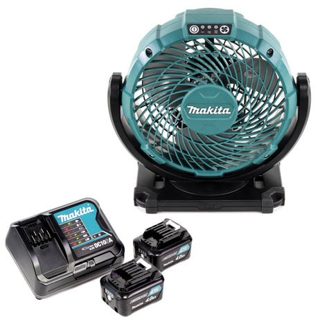 Makita CF 100 DSM Akku Lüfter Ventilator 10,8V + 2x 4,0 Ah Akku + Ladegerät - Toolbrothers