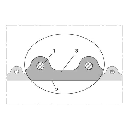 Wąż ssawno-tłoczny NORRES AIRDUC(R) PUR-INOX 355 FOOD-AS Wewnętrzna Ø 100-102 mm Zewnętrzna Ø 111,00 mm ( 4502401029 )