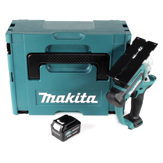Makita SD 100 DM1J Akku Gipskartonsäge 10,8V Trockenbausäge im Makpac + 1x 4,0 Ah Akku - ohne Ladegerät - Toolbrothers