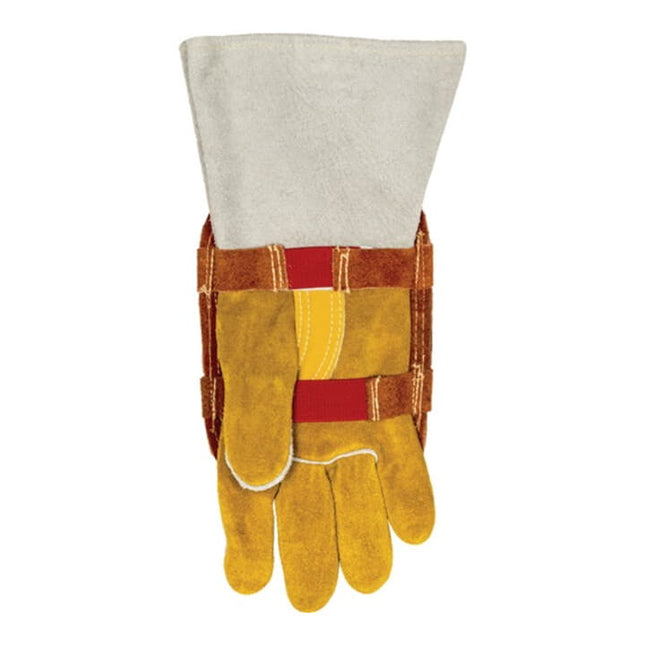 Ochraniacze dłoni WELDAS z dwoiny bydlęcej z aluminizowaną ochroną PFR ( 4702005041 )