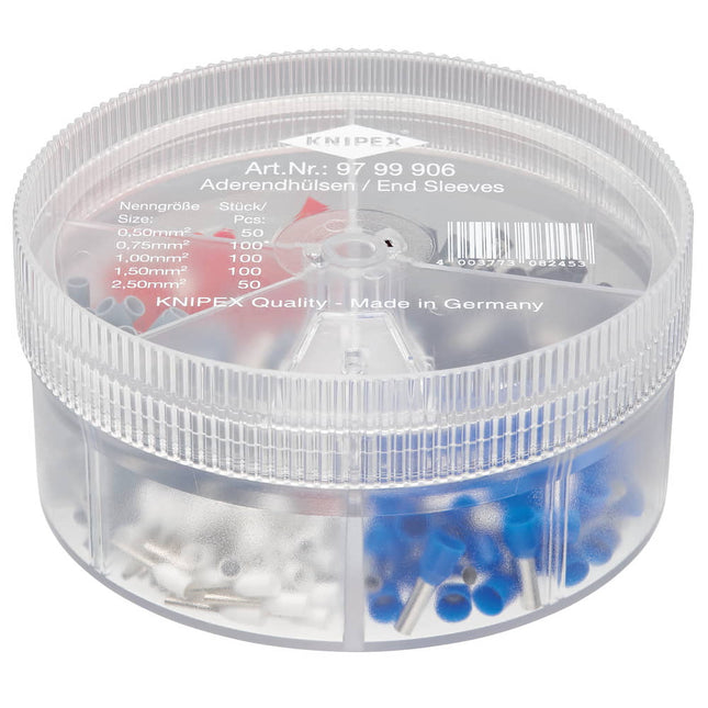 Pudełko asortymentowe KNIPEX 400 elementów 0,5 - 2,5 mm² ( 8000272808 )