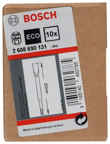 BOSCH Burin plat SDS-plus longueur totale 250 mm droit ( 8000341233 )