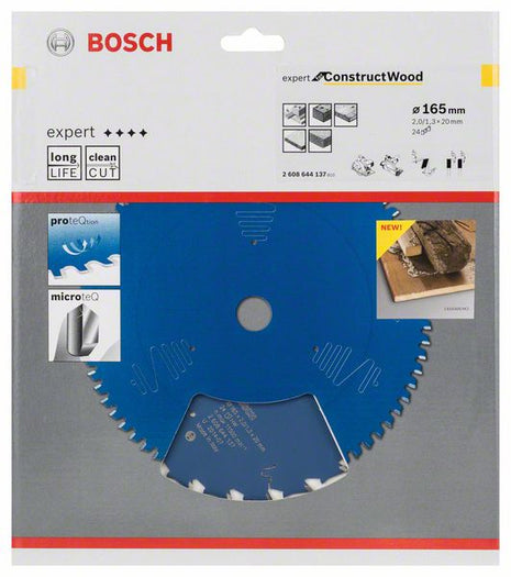 BOSCH Piła tarczowa Ø zewnętrzna 165 mm Liczba zębów 24 WZ ( 8000342207 )