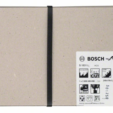 BOSCH Brzeszczot do piły szablastej S 1531 L Długość 240 mm Szerokość 19 mm ( 8000343730 )