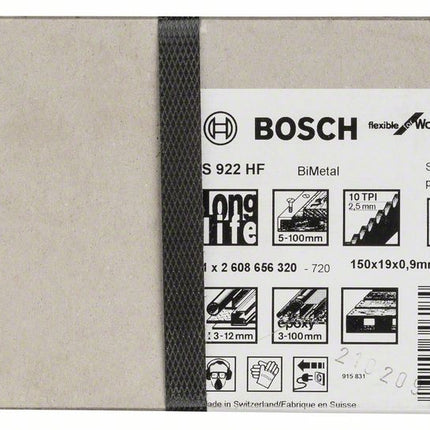 BOSCH Brzeszczot do piły szablastej S 922 HF Długość 150 mm Szerokość 19 mm ( 8000343752 )