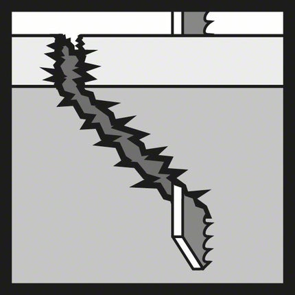 Brzeszczot do wyrzynarki BOSCH T 144 DF Speed do twardego drewna L.100mm podziałka zębów 4-5,2mm ( 8000346036 )