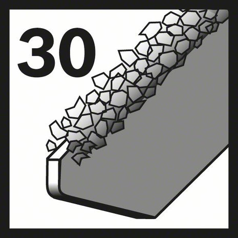 Hoja de sierra de calar BOSCH T 130 RIFF Especial para Cerámica L.83mm grano 30 (8000346063)